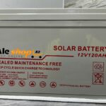 batteria 120AH deep cicle agm per kit fotovoltaico camper barca casa baita roulotte pannello solare