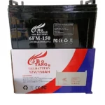 Batteria 12 vl 150 ah per kit fotovoltaico pannello solare camper accumulo FARO